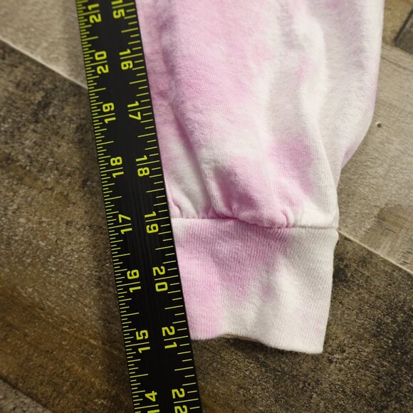 Hatsune Miku Tie-Dye Long Sleeve Graphic Tee Unisex Large Pink White Tie Dye - Picture 8 of 10